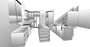 Mission Ridge kitchen redesign rendering