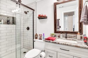 Mission Ridge bathroom after restoration, third view